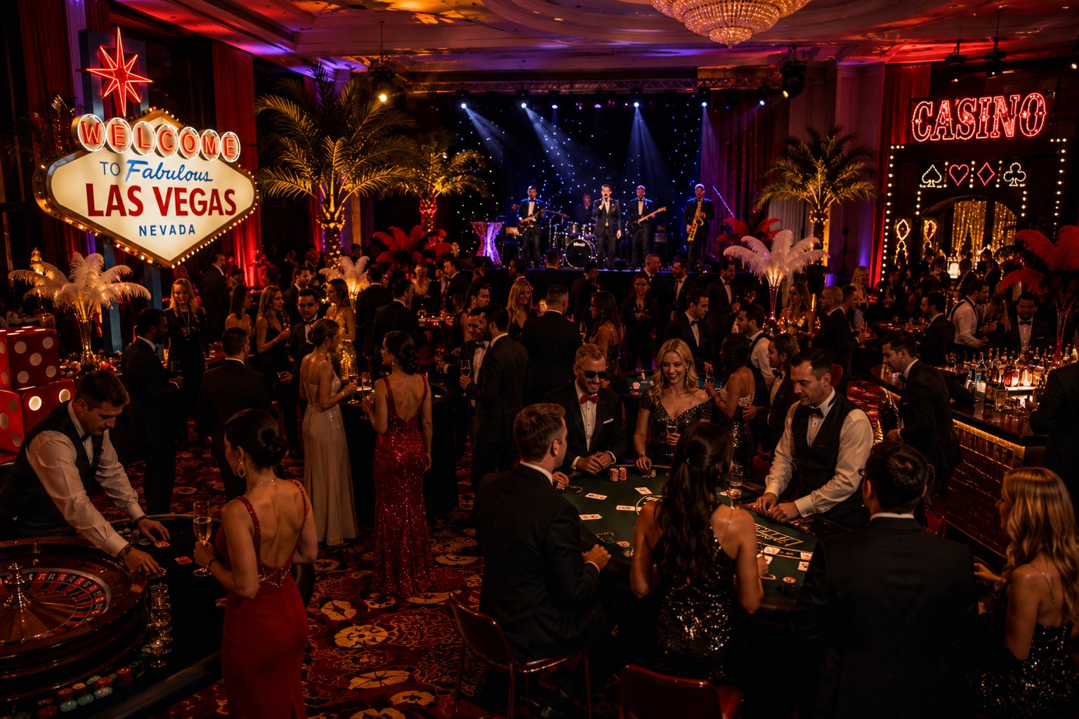 Wieczór w stylu Las Vegas